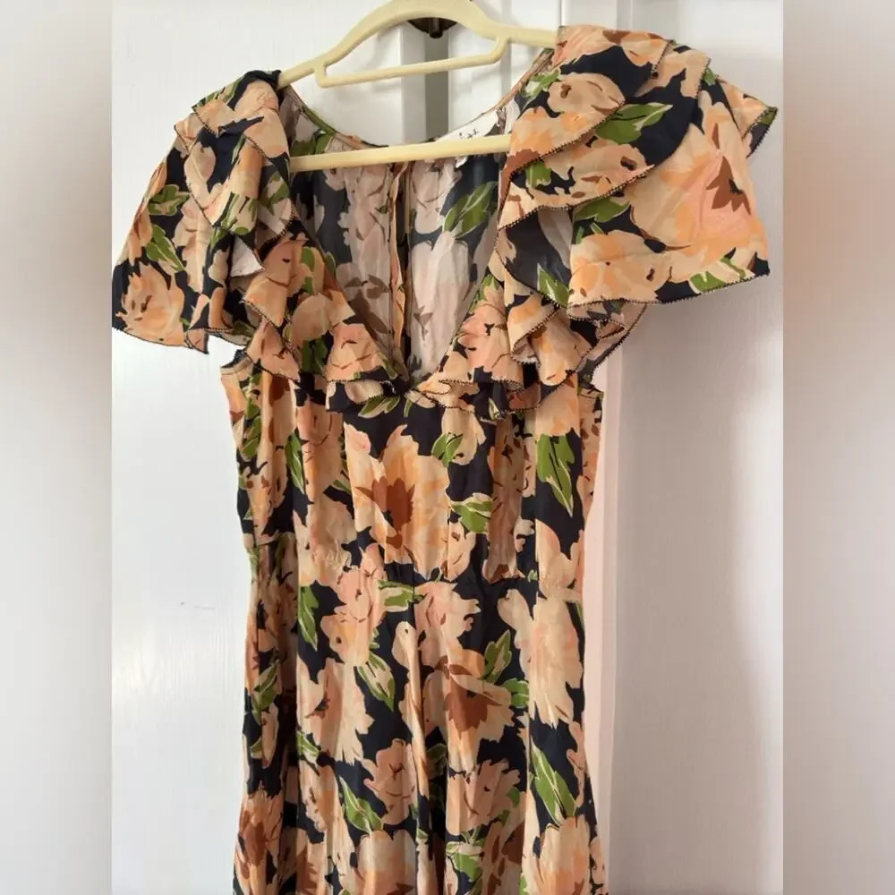 THE GREAT. The Parish Dress in Victorian Rose - Picture 8 of 10